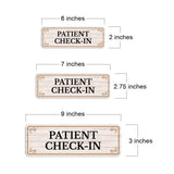 Standard Plus Patient Check-In Door or Wall Sign | Office Signage