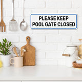 Standard Plus Please Keep Pool Gate Closed — Wall or Door Sign | Pool & Aquatic - Sign