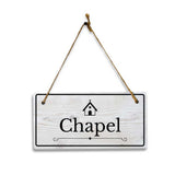 Funeral Home & Memorial Signs - 5 x 10" Hanging Signs