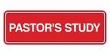 Signs ByLITA Standard Pastor's Study Wall or Door Sign