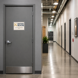 Classic Framed Plus Maintenance Room — Authorized Personnel Only — Wall or Door Sign | Specialist Room - Sign