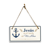 Spanish Inspirational Faith Phrases - 5 x 10" Hanging Signs