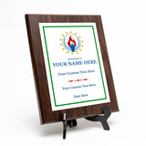 Sport and Athletics Competition Customizable Award Plaque | Recognition of Achievement and Service Personalizable Plaques