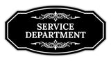 Signs ByLITA Victorian Service Department Graphic Wall or Door Sign