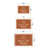 Classic Framed Plus Sala de Reuniones — Meeting Room Door or Wall Sign | Spanish - Church Room & Area Signs