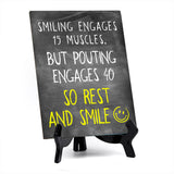 Family Home Decor Table Signs 6x8 Easy Installation | Great For Hospitality Venues, Parties & Homes | Funny Novelty Gifts