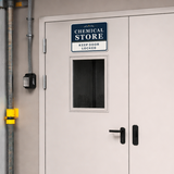 Classic Framed Plus Chemical Store — Keep Door Locked — Wall or Door Sign | Specialist Room - Sign