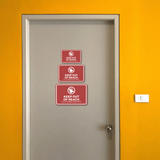 Classic Framed Plus Keep Out Of Reach Of Children And Pets Wall or Door Sign | Children Safety Sign