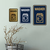 Signs ByLITA Portrait Round Washer Wall or Door Sign
