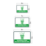 Classic Framed Plus Accumulation of Waste May Cause An Unpleasant Smell Wall or Door Sign | RV Accessories