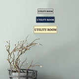 Standard Utility Room Wall or Door Sign