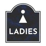 Ladies (Restroom Vector)' Headstone ? Wall/Door Restroom & Hygiene Sign