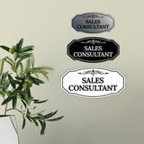 Signs ByLITA Victorian Sales Consultant Graphic Wall or Door Sign