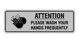 Standard Attention Please Wash Your Hands Sign