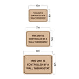 Classic Framed Plus This Unit Is Controlled By A Wall Thermostat Door or Wall Sign | Office Warehouse Signage