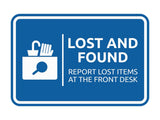Signs ByLITA Classic Framed Lost and Found Report Lost Items at the Front Desk Wall or Door Sign