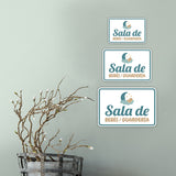 Classic Framed Plus Sala de Bebés / Guardería — Church Nursery Door or Wall Sign | Spanish - Church Room & Area Signs