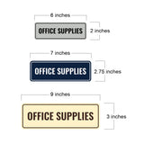 Signs ByLITA Standard Office Supplies Wall or Door Sign | Office Storage Signage