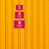 Classic Framed Plus Stop - قف Door or Wall Sign | Bilingual General Signs - Arabic