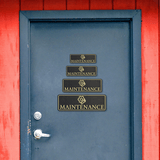 Standard Plus Maintenance Wall or Door Sign | Workplace Signage