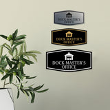 Fancy Dock Master's Office Wall or Door Sign