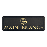 Standard Plus Maintenance Wall or Door Sign | Workplace Signage
