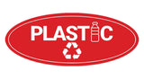 Signs ByLITA Oval Plastic Sign - Laser-Engraved Lettering | Durable ABS Plastic | Vibrant Colors | Powerful Foam Tape