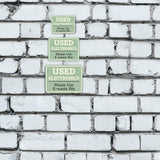 Classic Framed Plus Used Electronics Please Use E-waste Bin Door or Wall Sign | Waste Disposal Etiquette