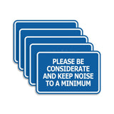 Signs ByLITA Classic Framed, Please Be Considerate and Keep Noise to a Minimum Wall or Door Sign (Multipacks)