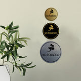 Signs ByLITA Circle No Tobacco Wall or Door Sign