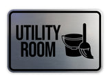 Classic Framed Utility Room Wall or Door Sign