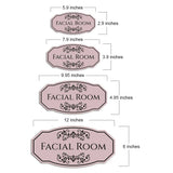 Victorian Plus Facial Room — Wall or Door Sign | Treatment Room - Sign