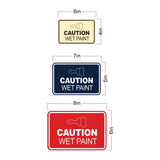 Signs ByLITA Classic Framed Caution Wet Paint Durable Sign | Easy Installation | Elegant Design Wall or Door Sign