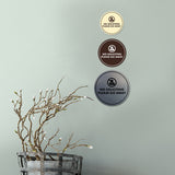 Circle No Soliciting Please Go Away Wall or Door Sign