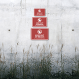 Classic Framed Plus Keep Out Of Reach Of Children And Pets Wall or Door Sign | Children Safety Sign