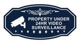 Victorian Property Under 24Hr Video Surveillance (Camera) Wall or Door Sign
