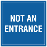 Signs ByLITA Square Not an Entrance Sign - Easy Installation | Durable Material