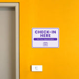 Classic Framed Plus Check-In Here for Your Appointment Door or Wall Sign | Medical Facility Greeting & Reception
