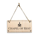 Funeral Home & Memorial Signs - 5 x 10" Hanging Signs