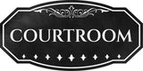 Victorian Plus Courtroom Wall or Door Sign | Legal and Courtroom Signage