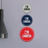 Signs ByLITA Circle On Camera Wall or Door Sign