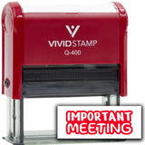 All Quality Important Meeting Agenda Planning Stamps