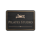 Classic Framed Pilates Studio — Wall or Door Sign | Yoga Studio - Sign