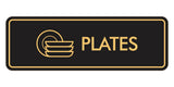 Signs ByLITA Standard Plates Door or Wall Sign Easy Installation | Durable Construction | Kitchen Essentials | Hygiene | AirBnB Signs