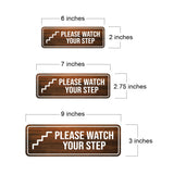 Standard Plus Please Watch Your Step Wall or Door Sign | Public Spaces Signage