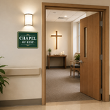Classic Framed Plus Chapel of Rest — Wall or Door Sign | Funeral and Memorial Services - Room & Area - Sign