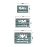 Classic Framed Plus Home Is Where You Poop Most Comfortably Door or Wall Sign | Funny Wall Decor For Bathroom