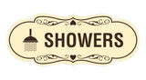 Signs ByLITA Designer Showers Wall or Door Sign