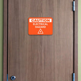Classic Framed Plus Caution - Electrical Hazard Door or Wall Sign | Safety and Maintenance