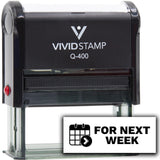 Vivid Stamp For Next Week Self-Inking Rubber Stamp Self-Inking Rubber Stamps Teachers And Schools | Motivational Stamps For Children | Re-inkable Ink Pad